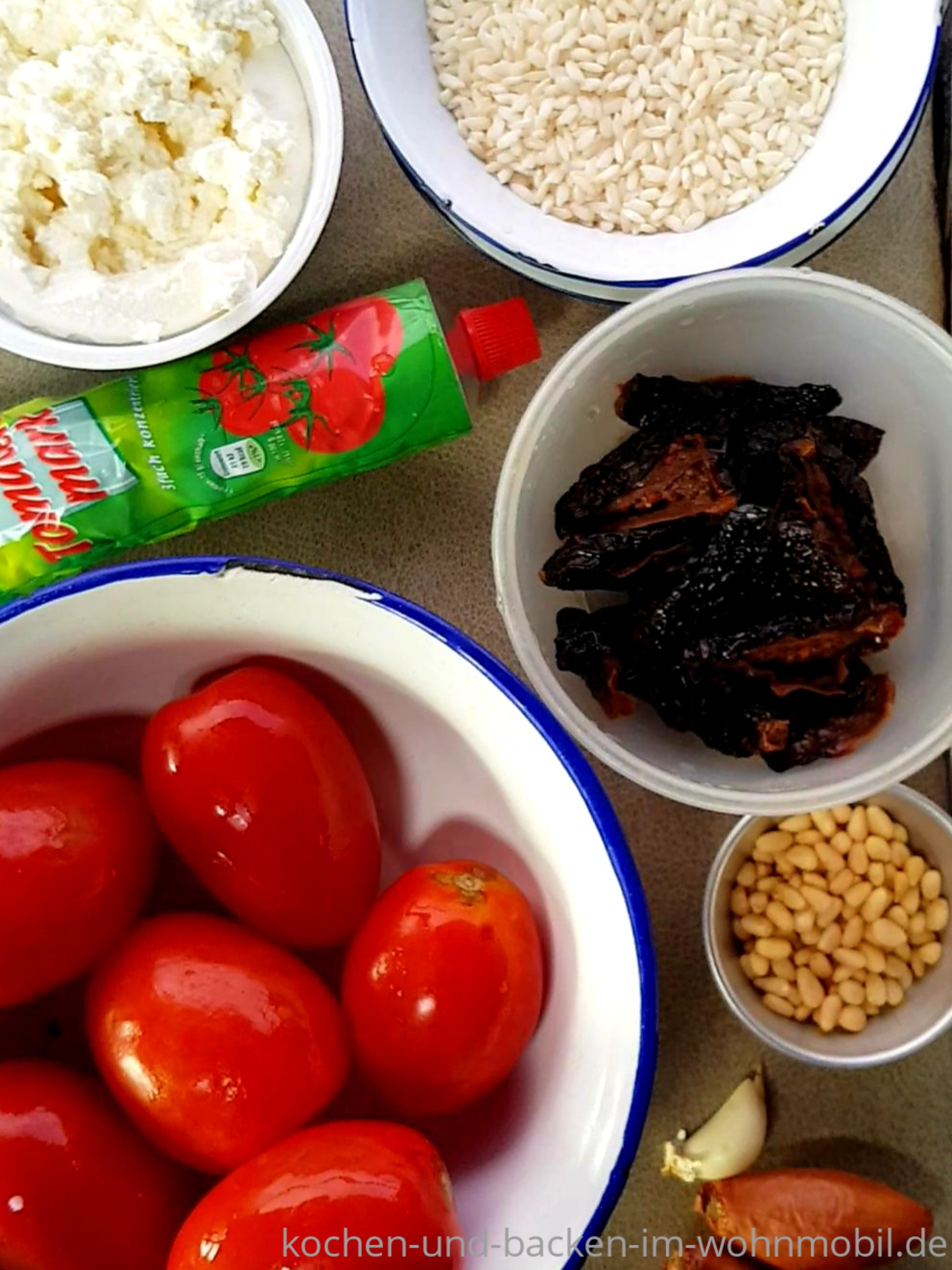 Tomatenrisotto One Pot Omnia Backofen (4) › kochen-und-backen-im ...