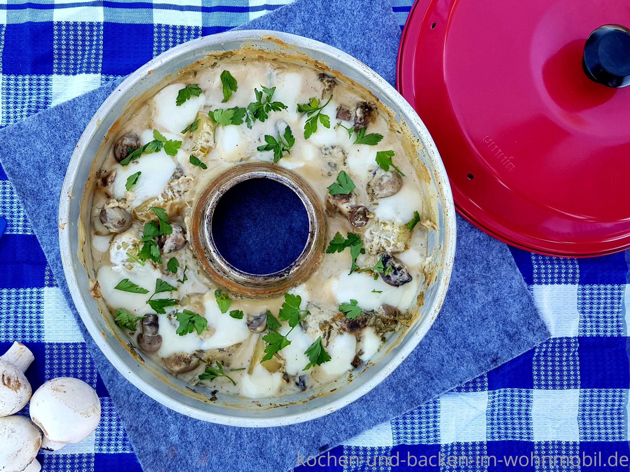 überbackene Kartoffeln in Champignonsoße aus dem OMNIA (3) › kochen-und ...