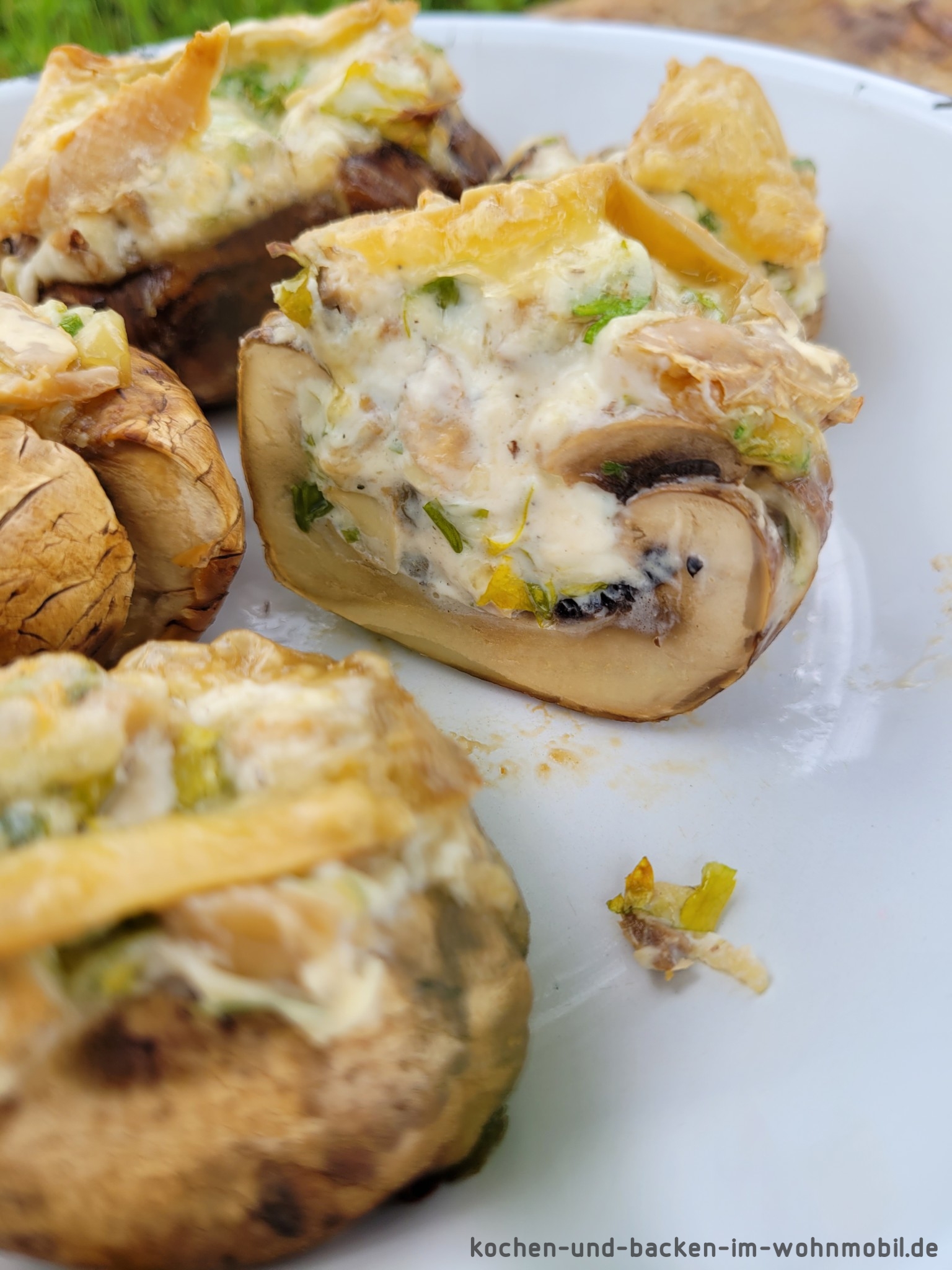 gefüllte Champignons aus dem OMNIA Backofen (10) › kochen-und-backen-im ...