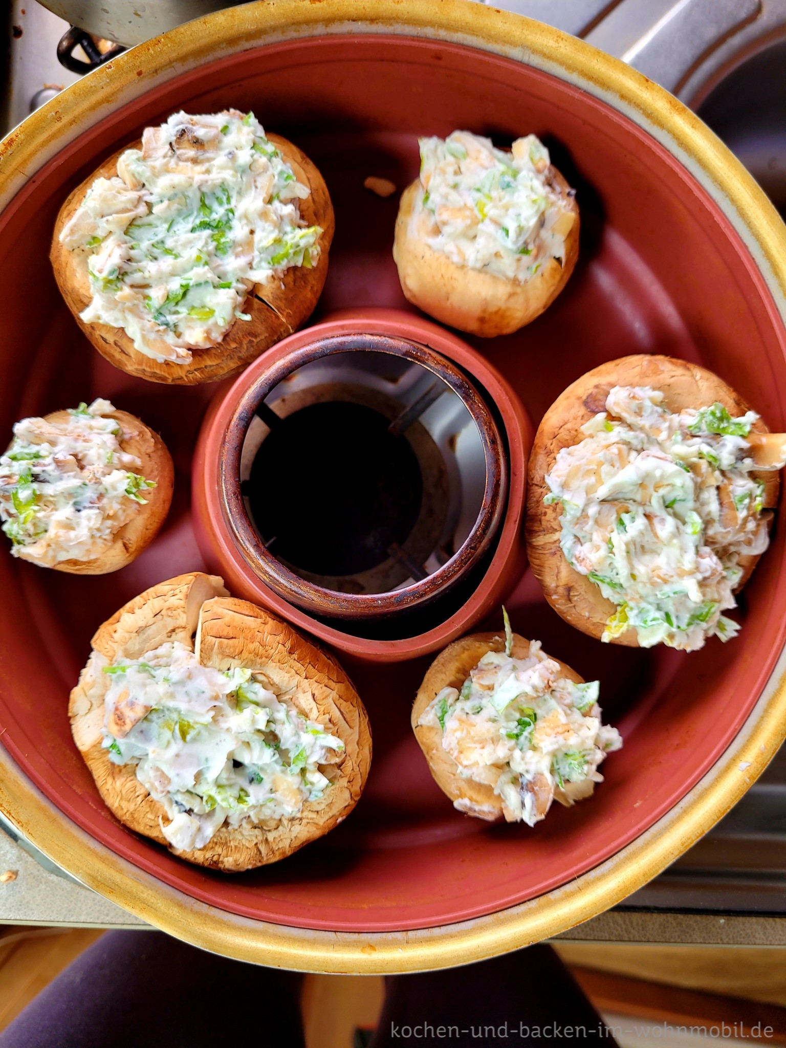 gefüllte Champignons aus dem OMNIA Backofen (5) › kochen-und-backen-im ...