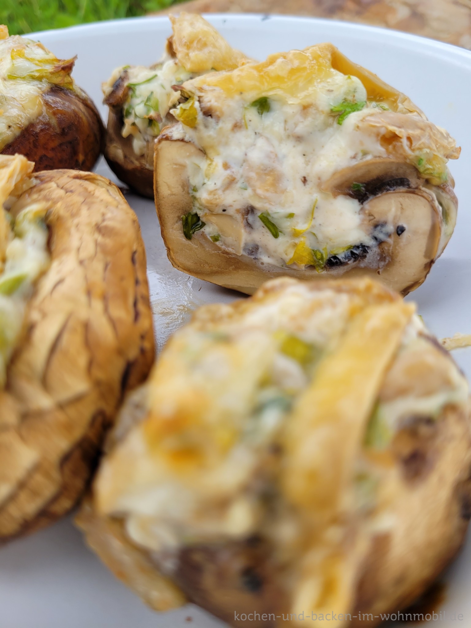 gefüllte Champignons aus dem OMNIA Backofen (8) › kochen-und-backen-im ...